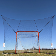 Load image into Gallery viewer, Shag Stop - Lacrosse and Hockey Goal Mounted Portable Backstop System