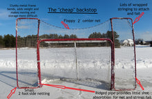 Load image into Gallery viewer, Shag Stop - Lacrosse and Hockey Goal Mounted Portable Backstop System