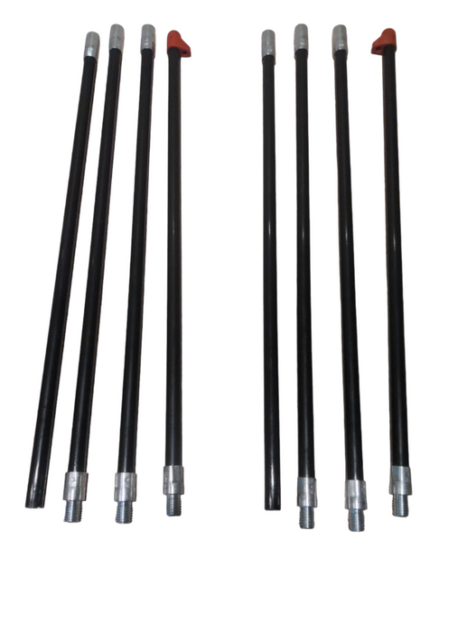 Solid Shag Stop Corner Pole Replacement Set with screw together connectors