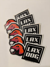 Load image into Gallery viewer, Lax Dog Lacrosse Goal Ball Return Stickers - laxdog.net