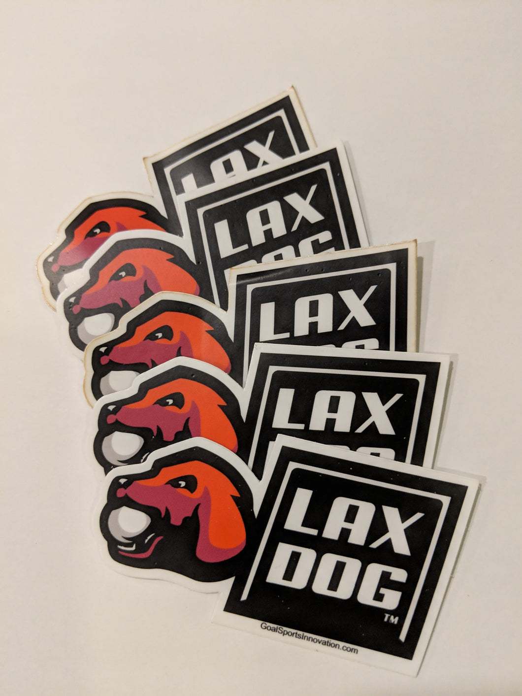Lax Dog Lacrosse Goal Ball Return Stickers - GoalSportsInnovation.com
