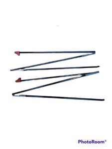 Shag Stop 3/8" inner pole, 1 pair of poles, elastic connected sections